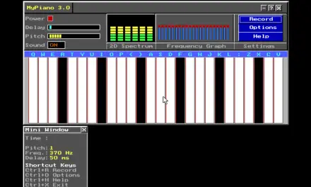 Graphical Piano – “My Piano” – C++