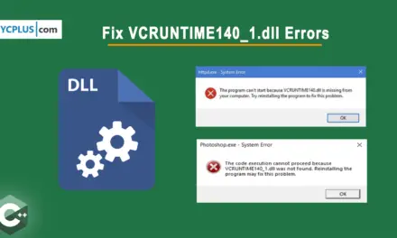 How to Fix VCRUNTIME140_1.dll Library Errors?