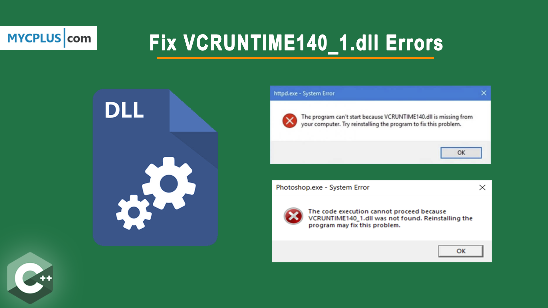 How To Fix Vcruntime140 1 Dll Library Errors Mycplus C And C Programming Resources
