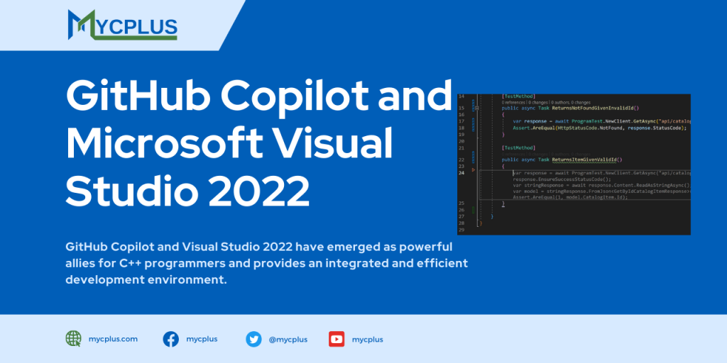 GitHub Copilot and Microsoft Visual Studio 2022