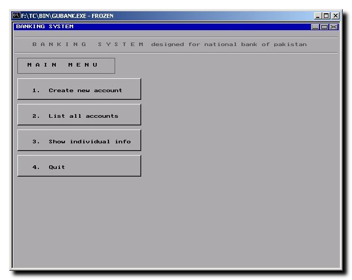 Bank Management Software