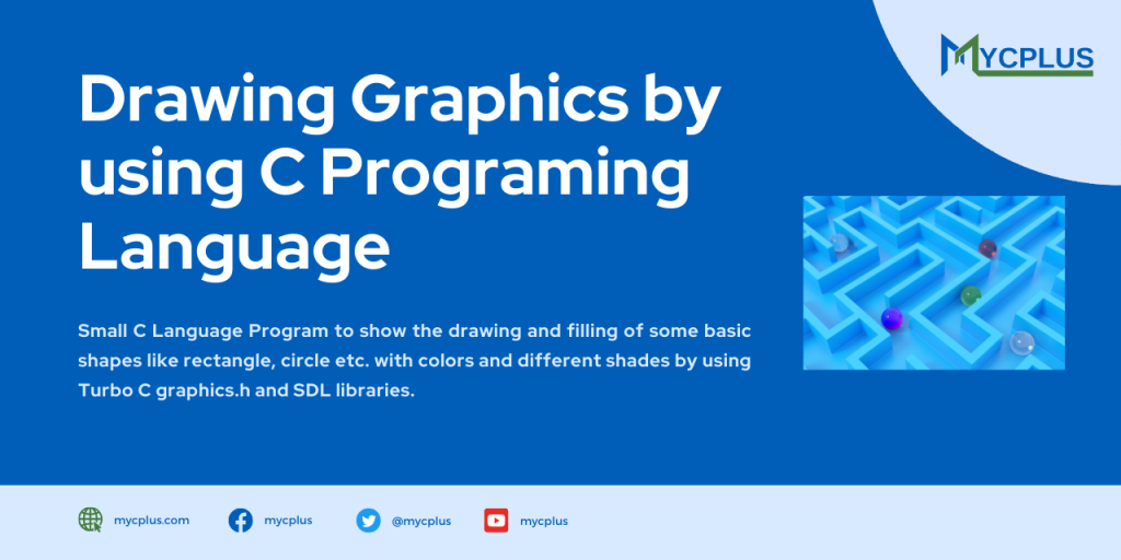 Drawing Graphics by using C Programing Language