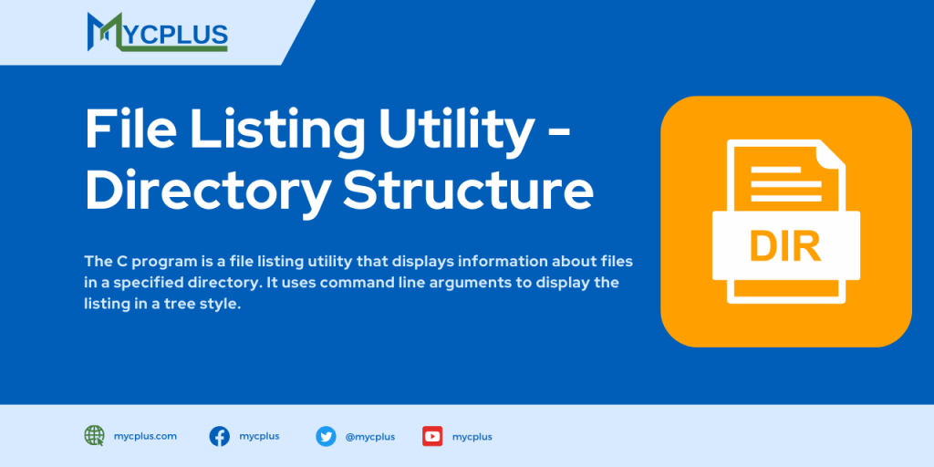 File Listing Utility - Directory Structure