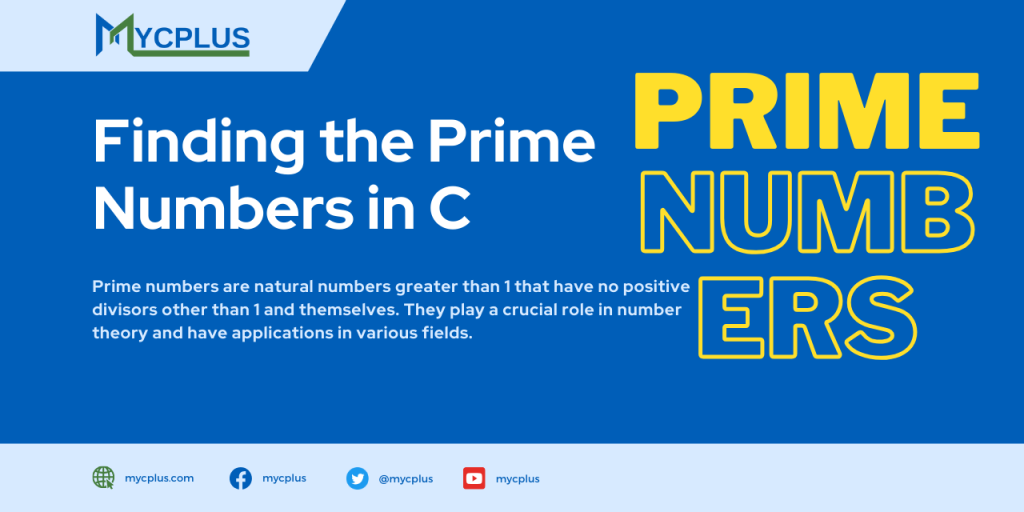Finding the Prime Numbers in C