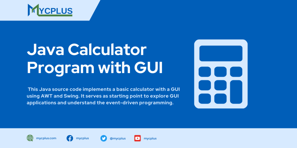 Java Calculator Program with GUI