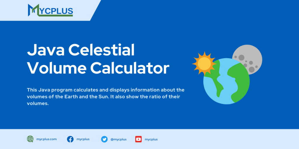 Java Celestial Volume Calculator