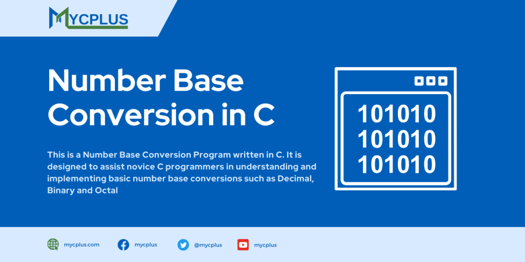 Number Base Conversion in C