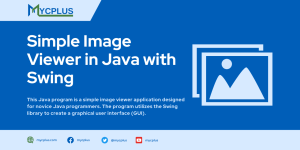 Simple Image Viewer in Java with Swing