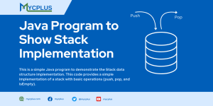 Java Program to Show Stack Implementation