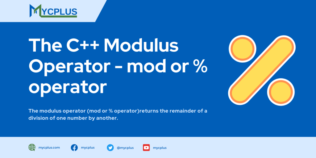 Modulus Operator - mod