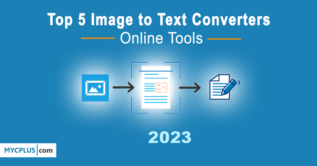 Top 5 image-to-text converter