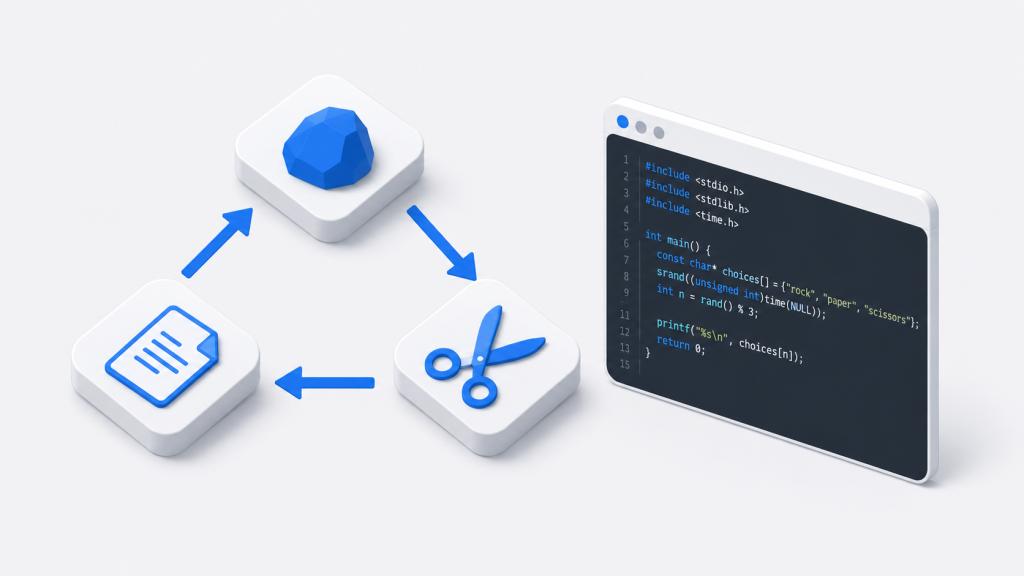 Rock Paper and Scissors Game in C++