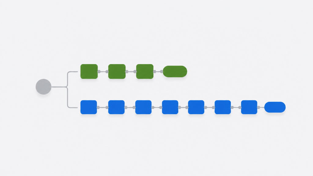 Two bars of unequal length comparing C++ and Python inference latency